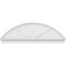Ekena Millwork Segment Arch 3 Spoke Architectural Grade PVC Combination Pediment, 82"W x 27-3/8"H x 2-3/4"P PEDPC082X275SEG03 - alternate 2